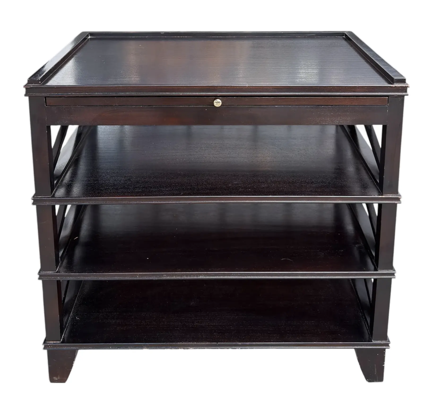 Rose Tarlow Melrose House Pemberley Ebony Bookstand Table Nightstand