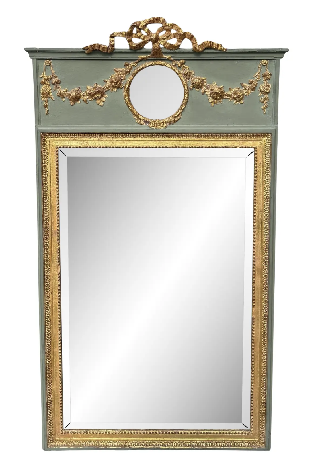 Antique 19c Louis XVI Style Neoclassical Mirror