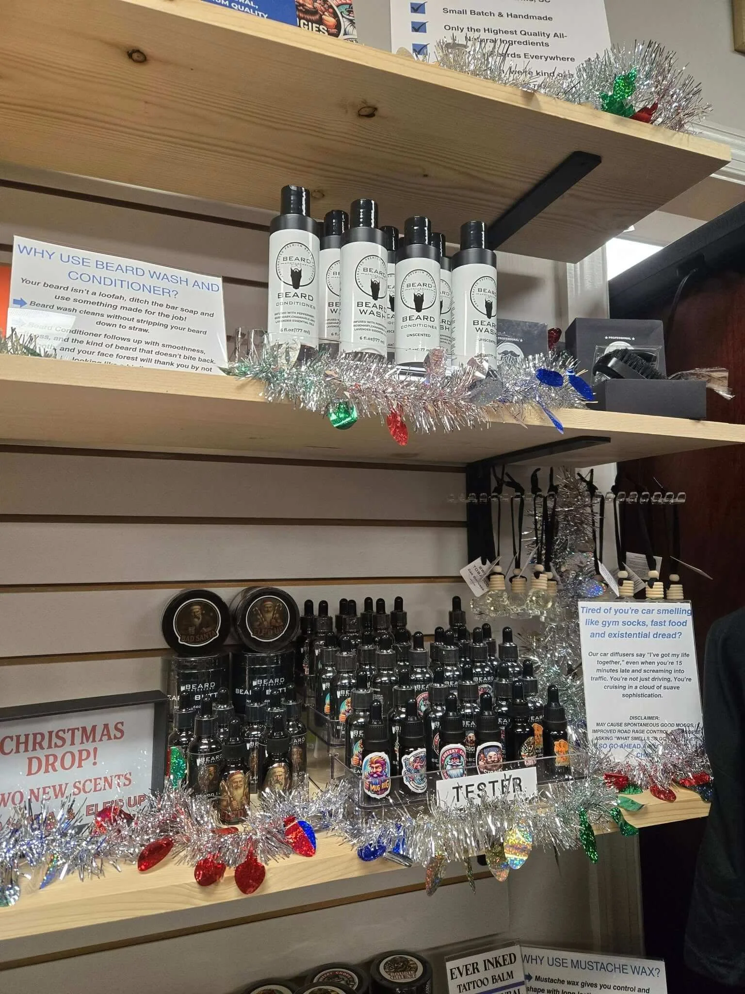 Beard Apothecary booth at Woodrow Marketplace in Irmo, SC