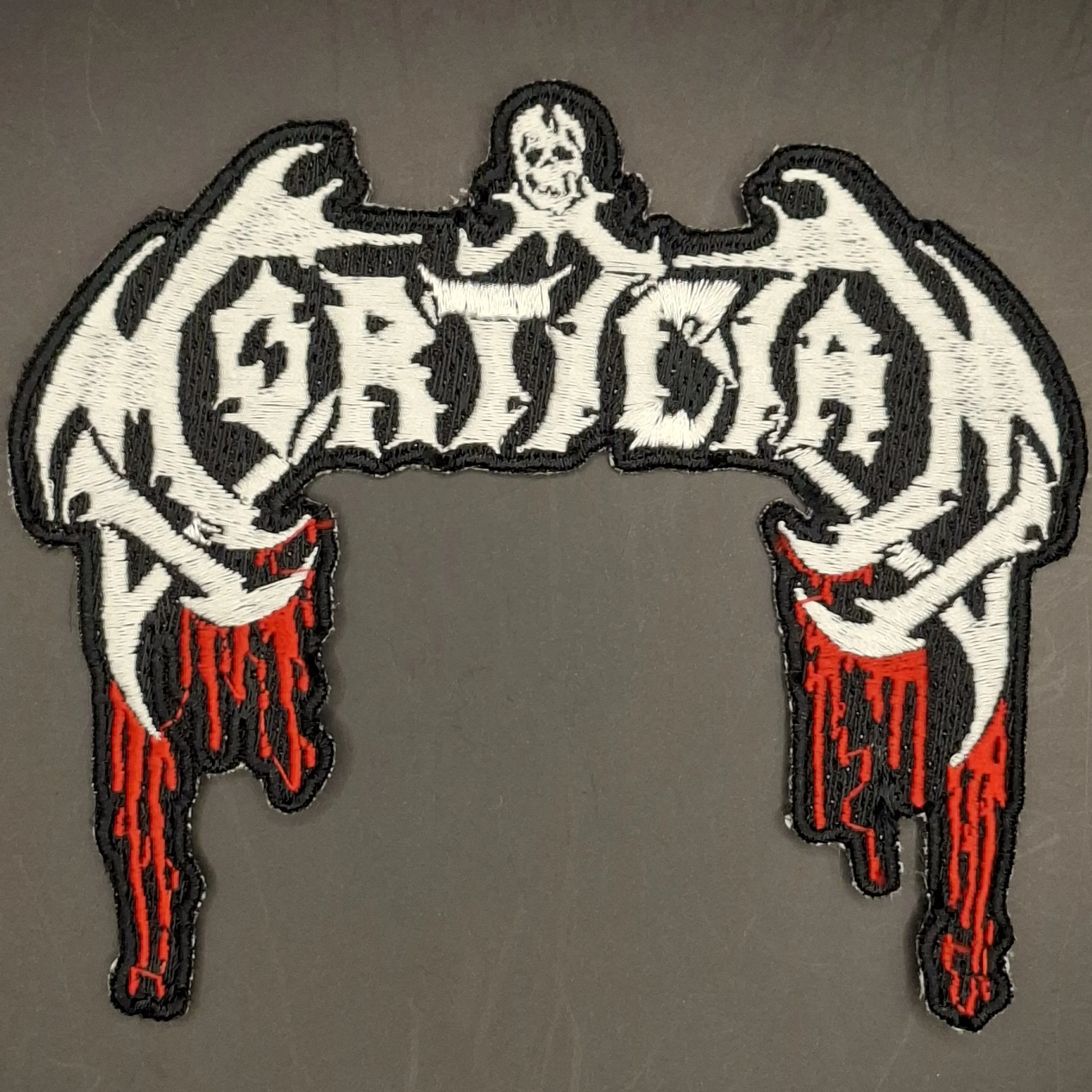 Mortician logo patch