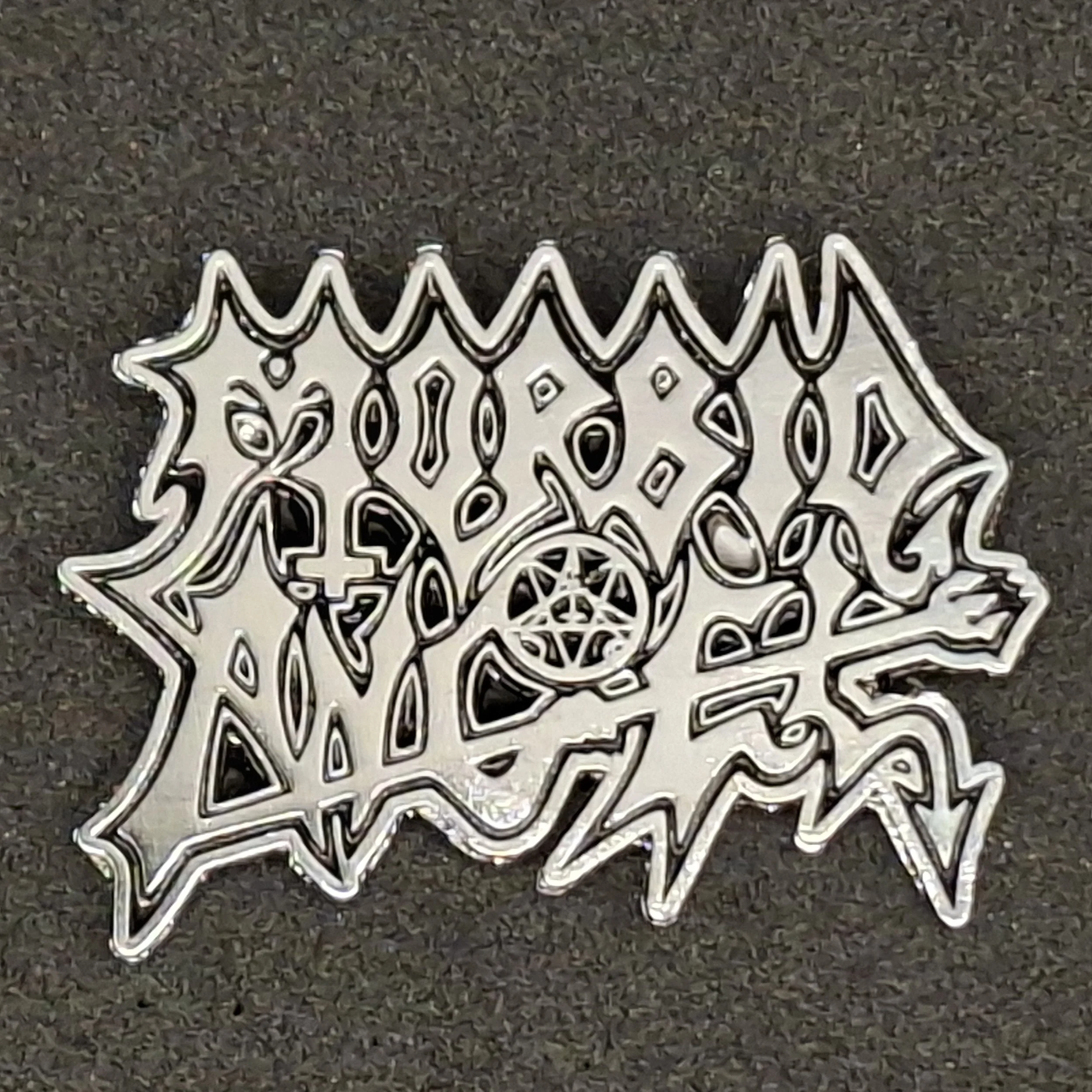 Morbid Angel logo pin
