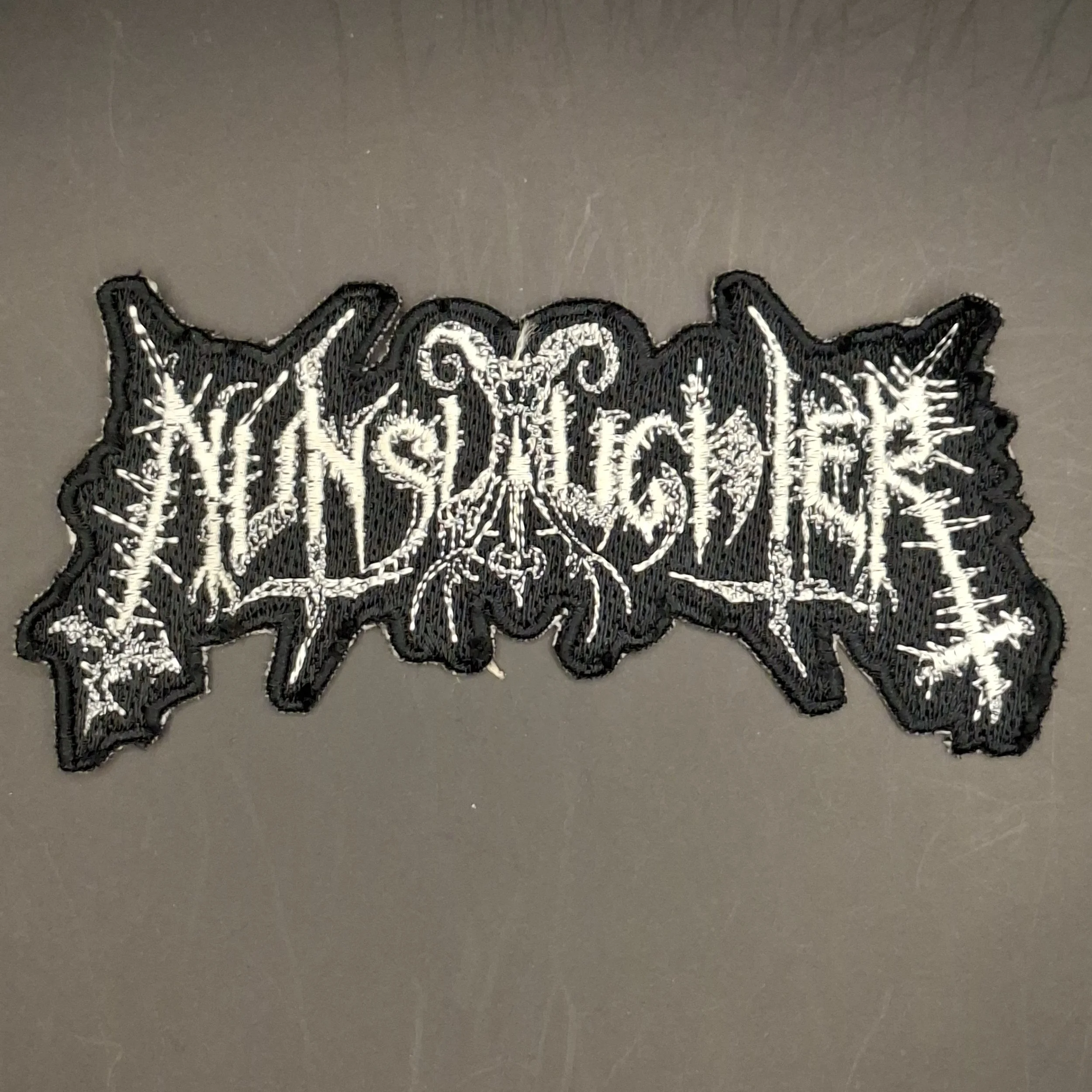 Nunslaughter logo patch