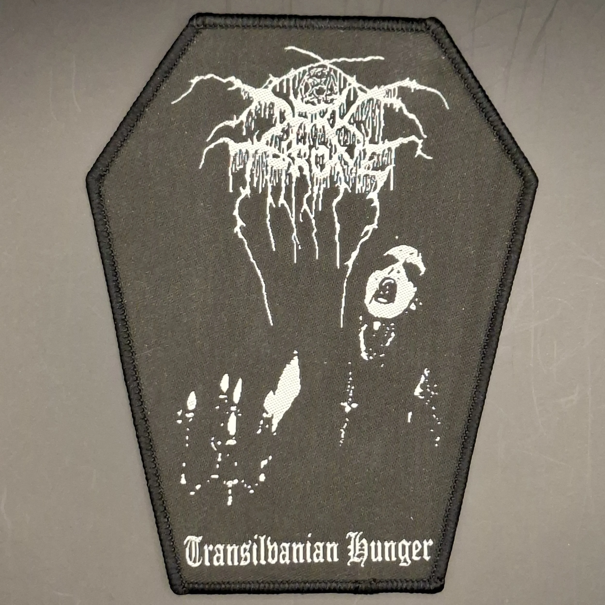 Darkthrone coffin shaped patch