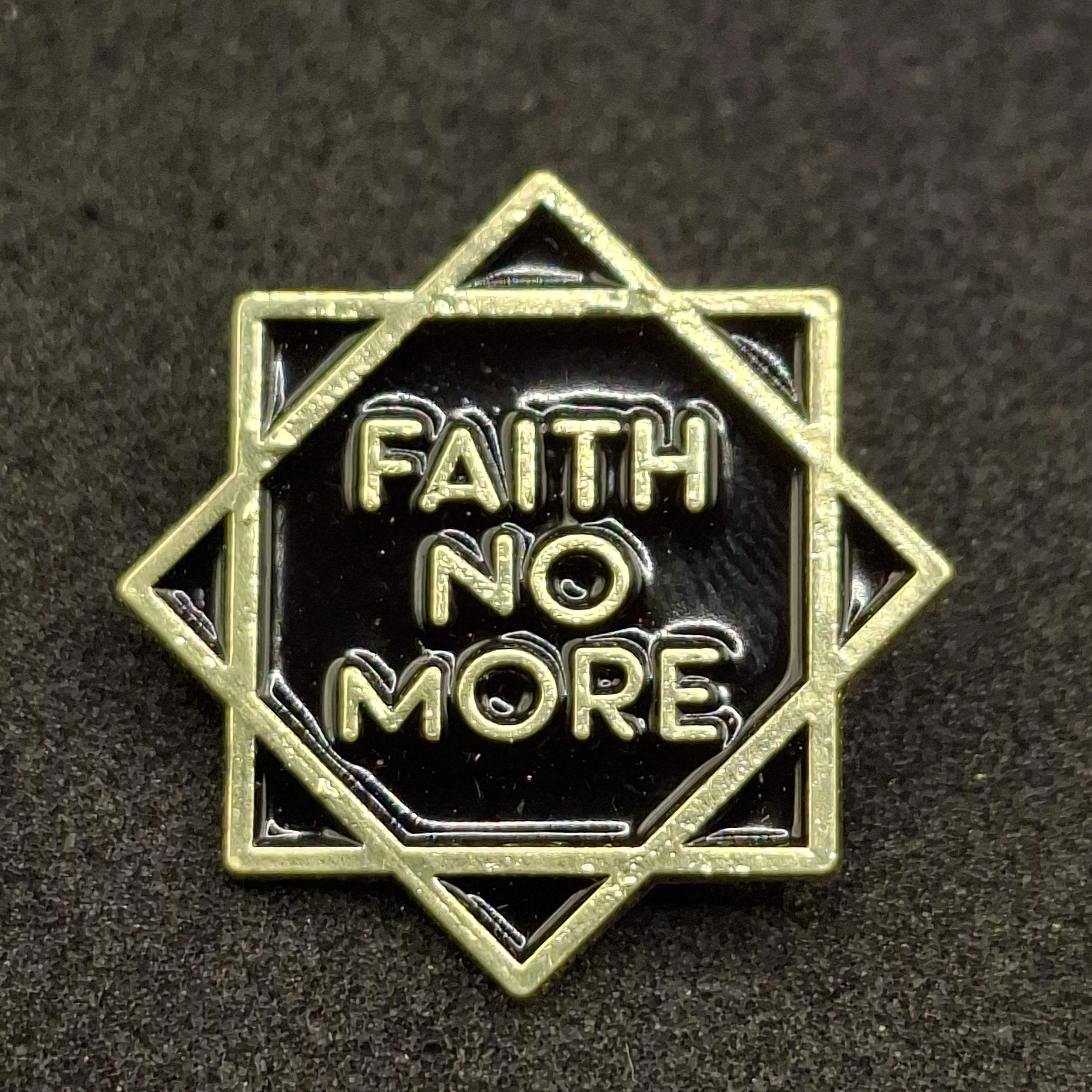 Faith No More logo pin