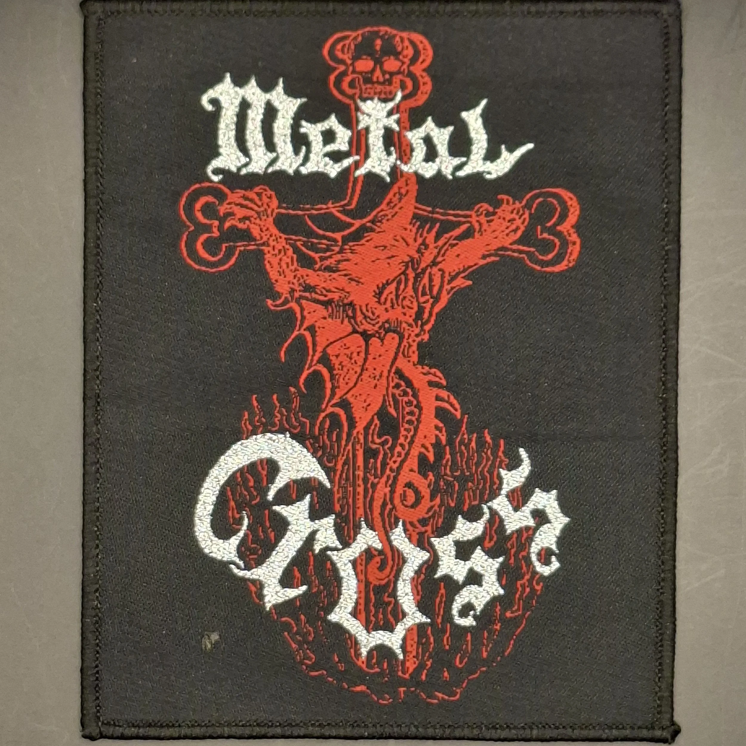 Metal Cross patch