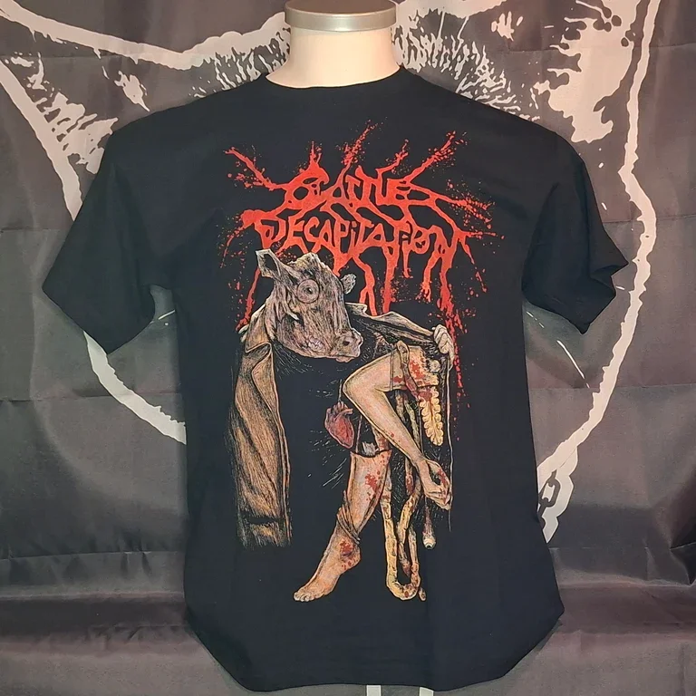 Cattle Decapitation cow t-shirt