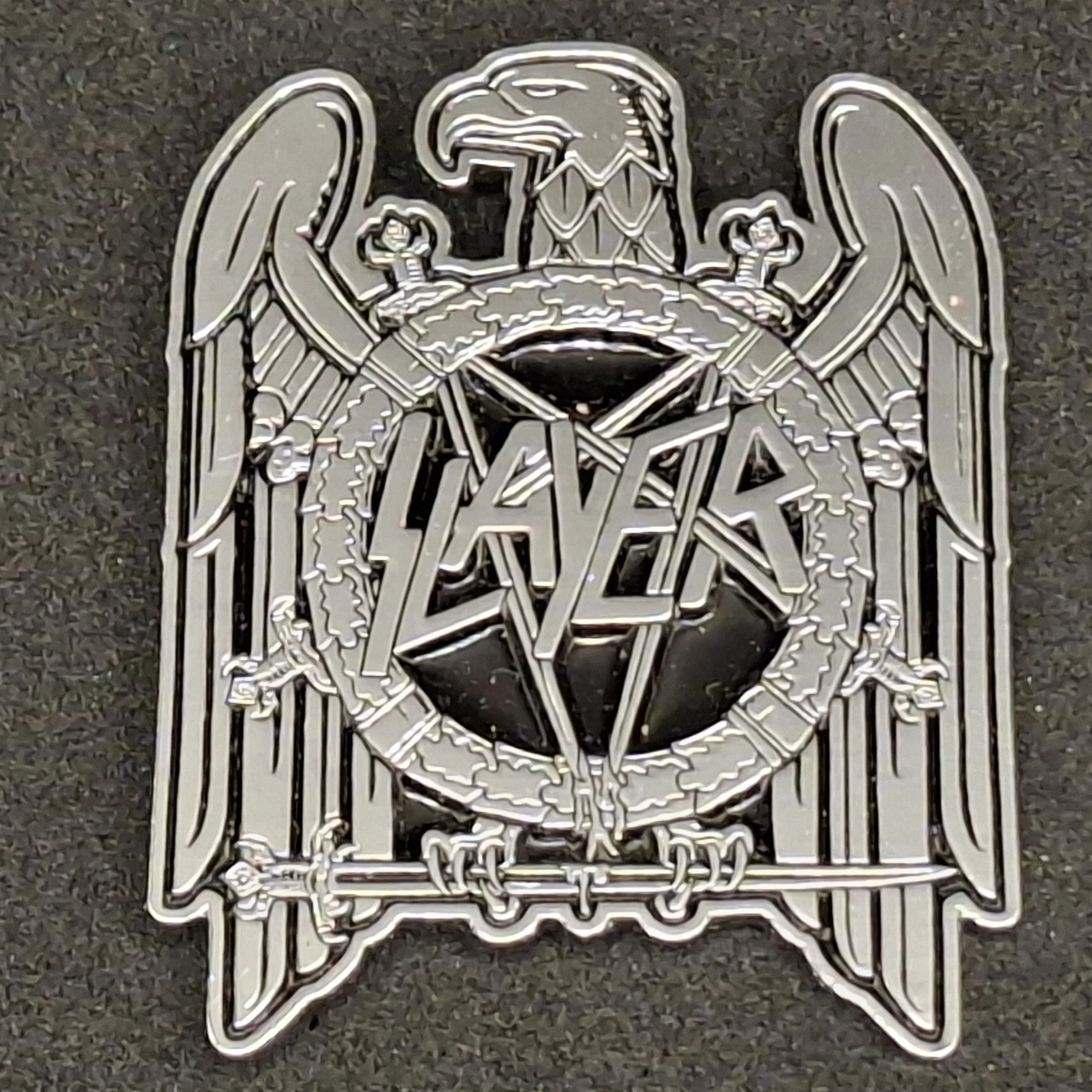 Slayer eagle pin