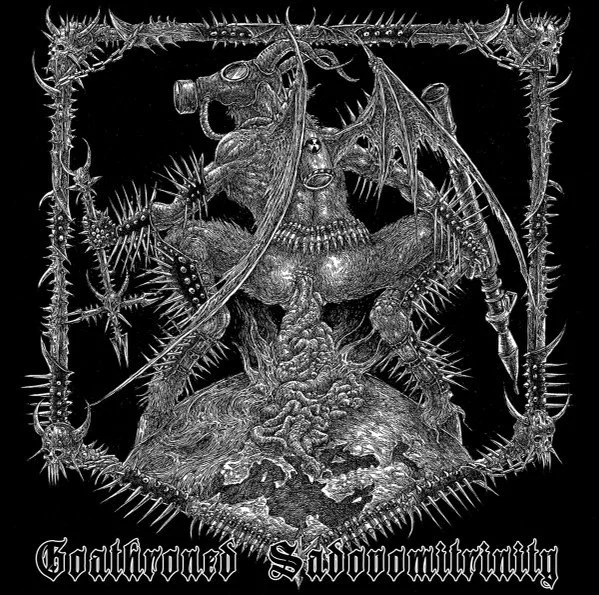 Sadomortuary/Uraniavore Goatphago/Vomitvulva "Goathroned Sadovomitrinity" split CD