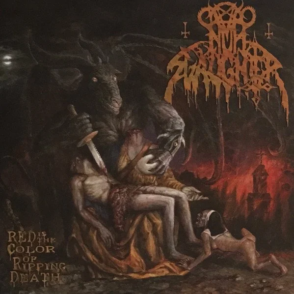 Nunslaughter "Red is the color of ripping death" LP