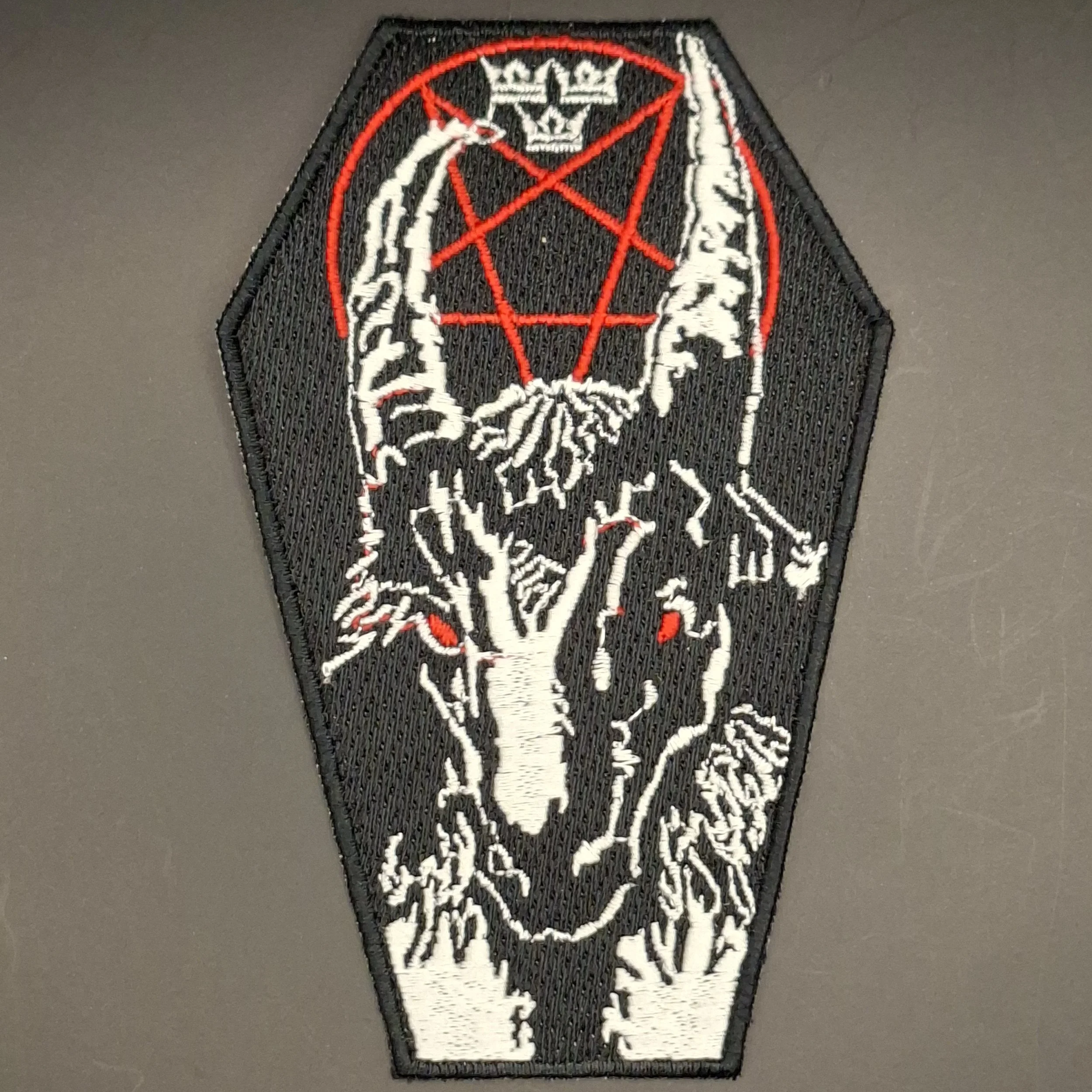 Bathory coffin shaped patch