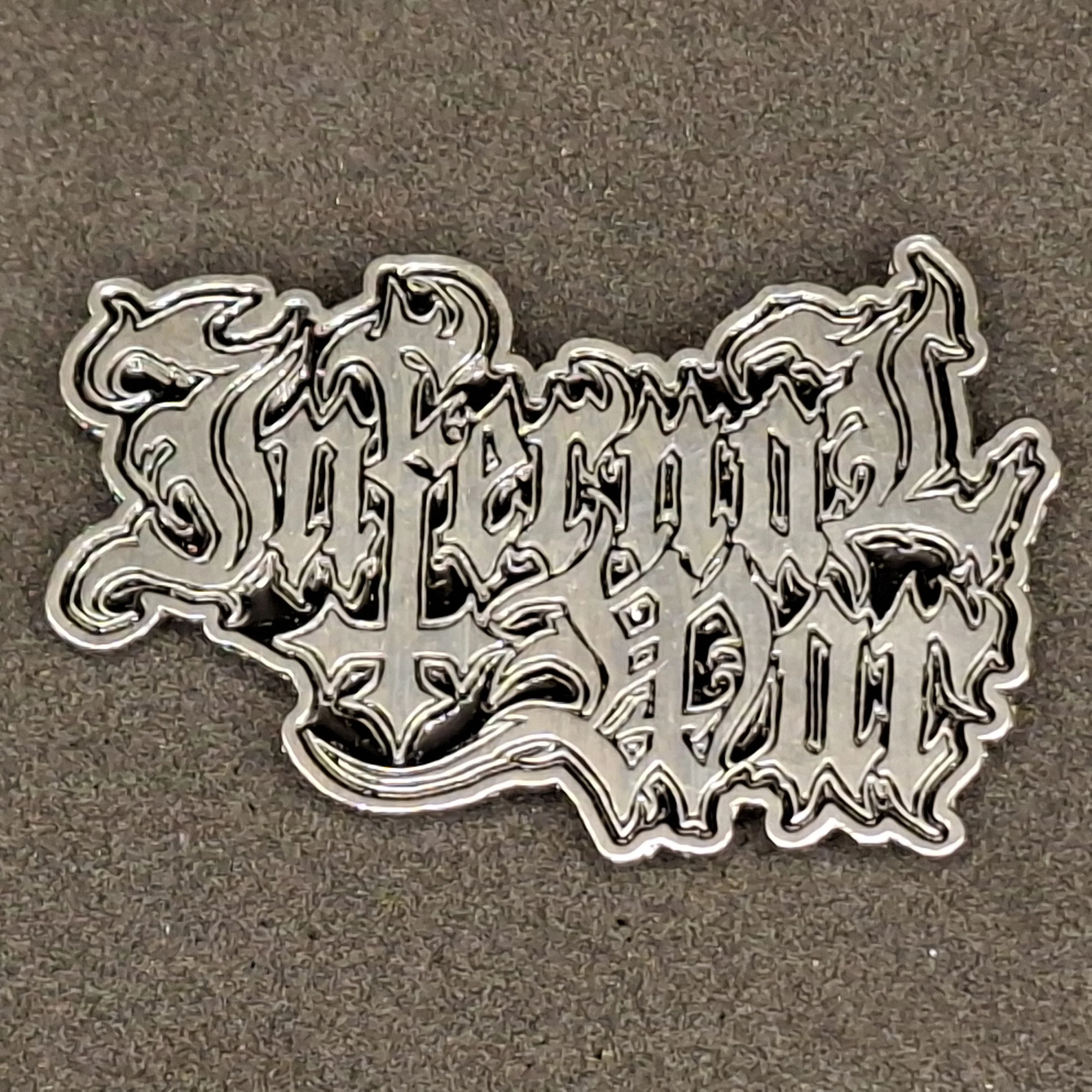 Infernal War logo pin