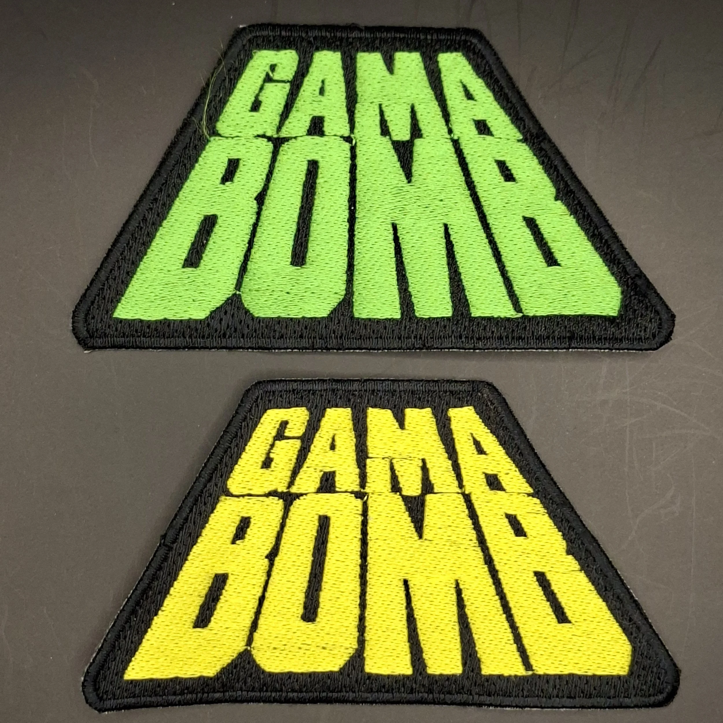 Gama Bomb logo patch