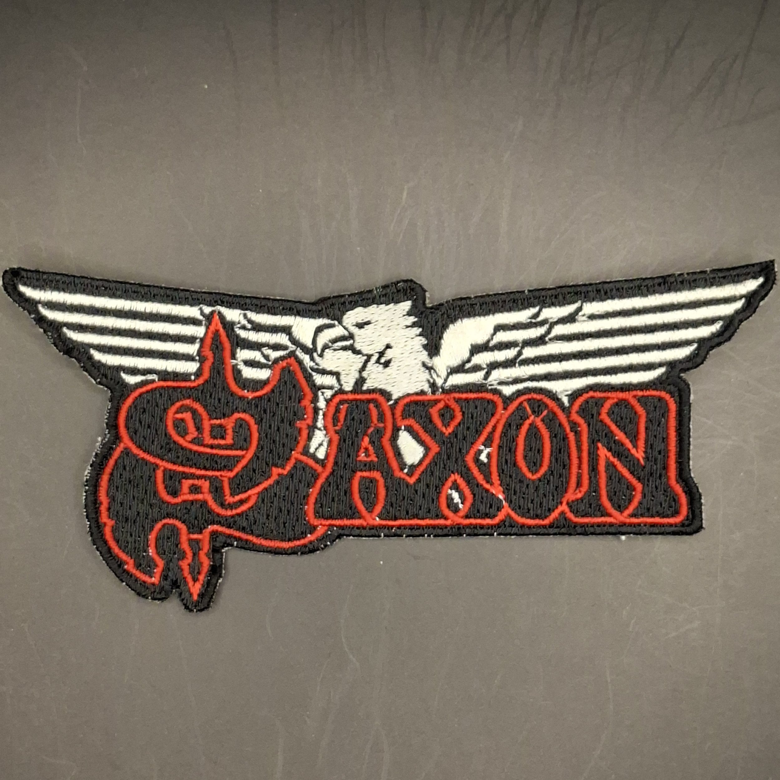 Saxon logo patch