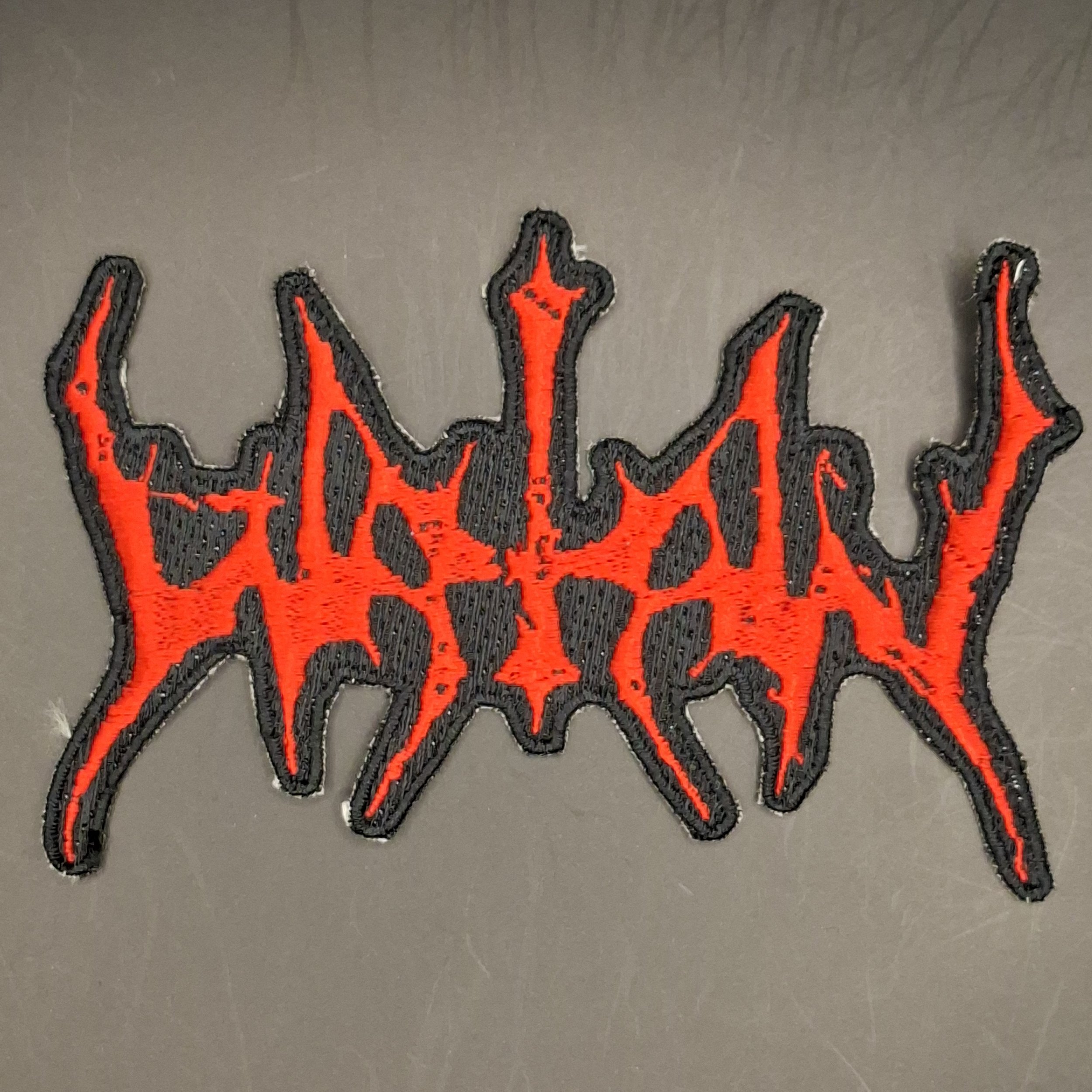 Watain red logo patch