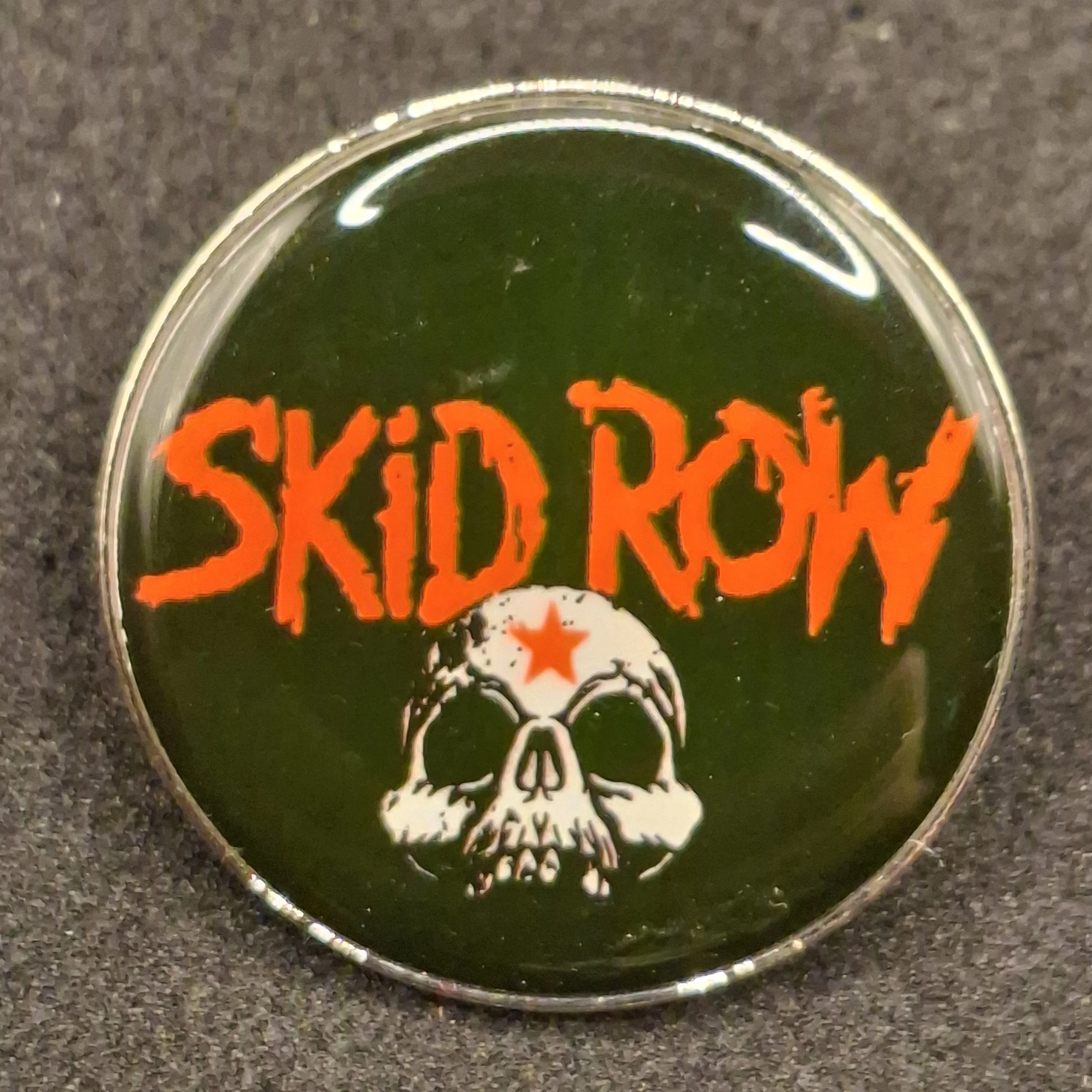 Skid Row logo pin