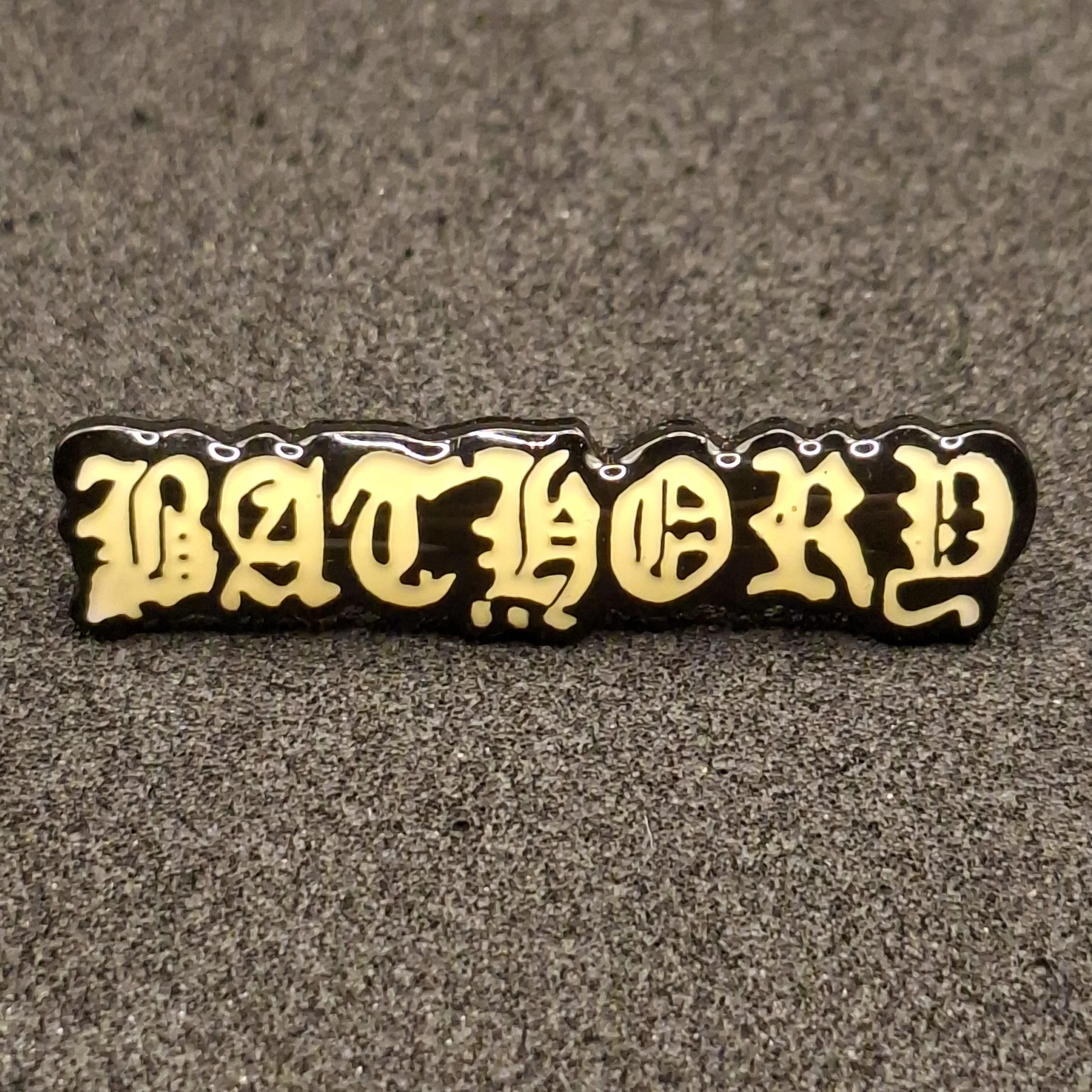 Bathory logo pin