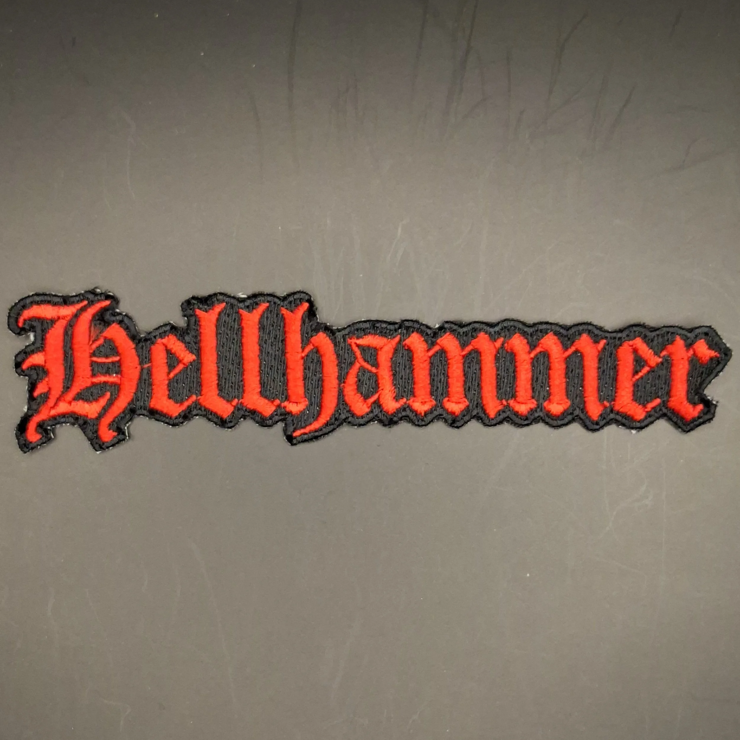 Hellhammer logo patch
