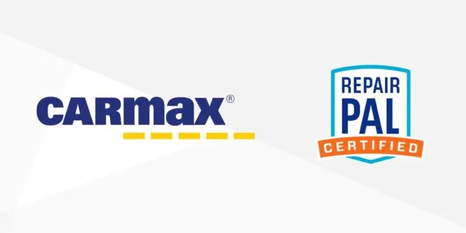 CarMax logo next to RepairPal Certified badge.