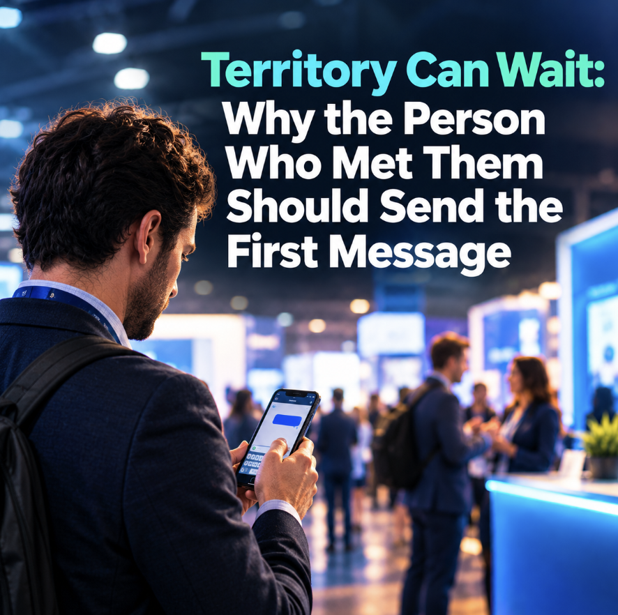 Territory Can Wait: Why the Person Who Met Them Should Send the First Message