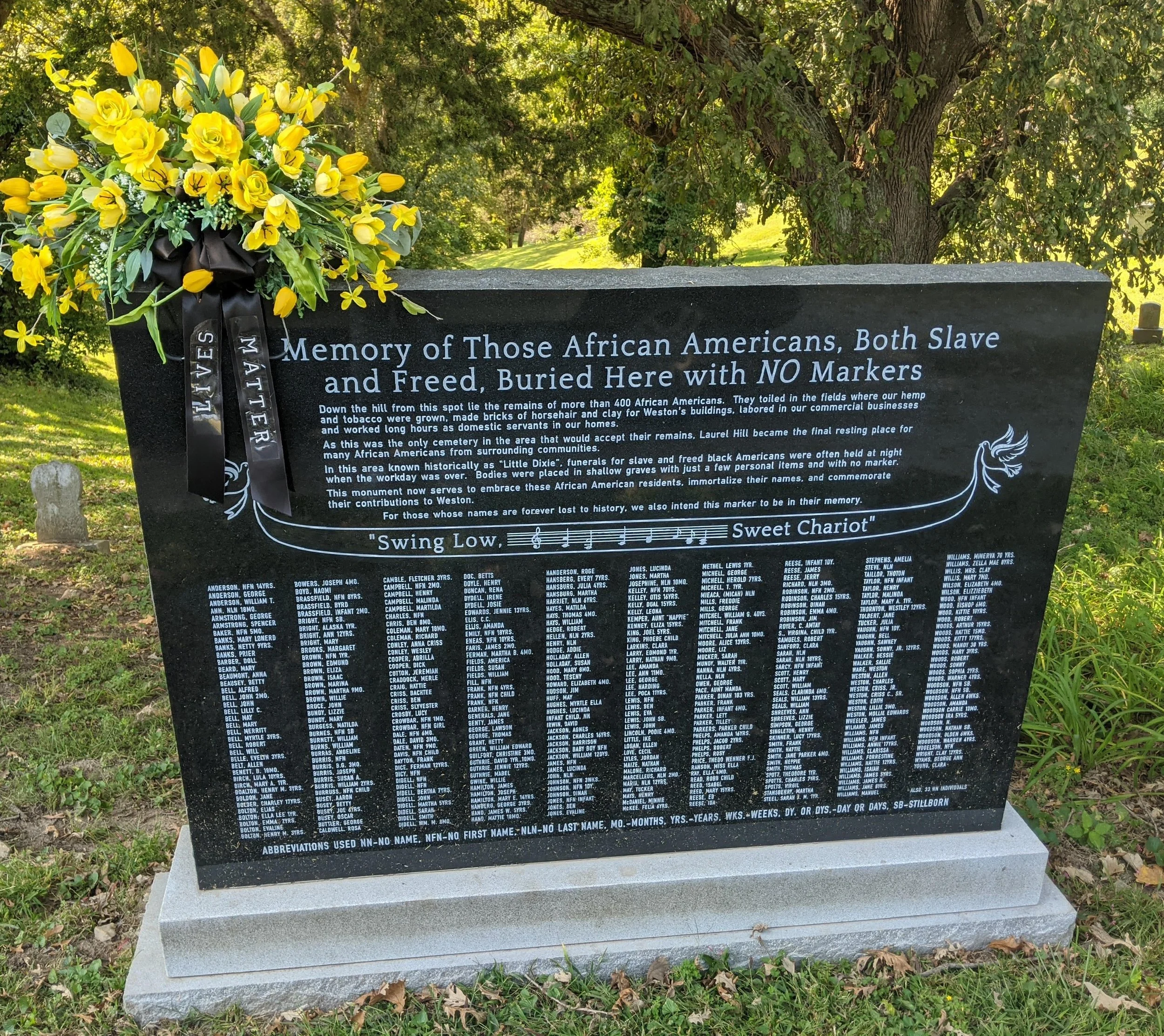 Stop 9 - Laurel Hill Cemetery-Colored Section