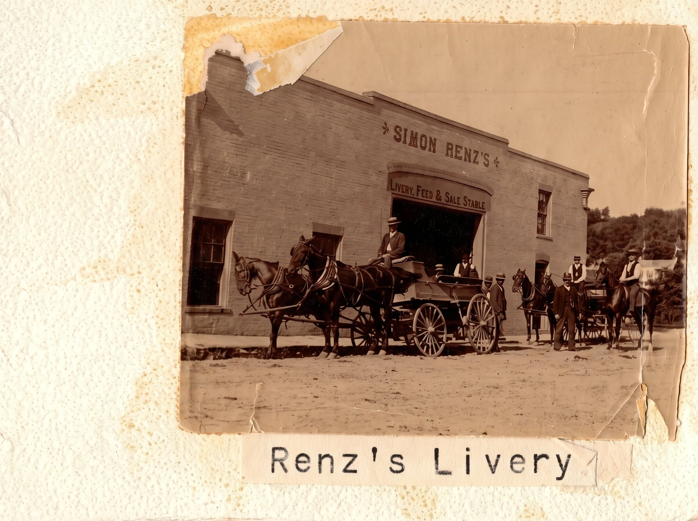 Stop 24 - Site of Renz Livery Stables, 801 Thomas.