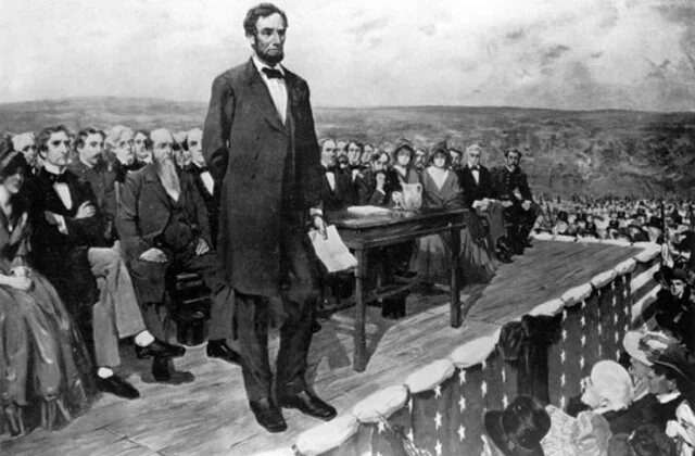 image of Lincoln speech 