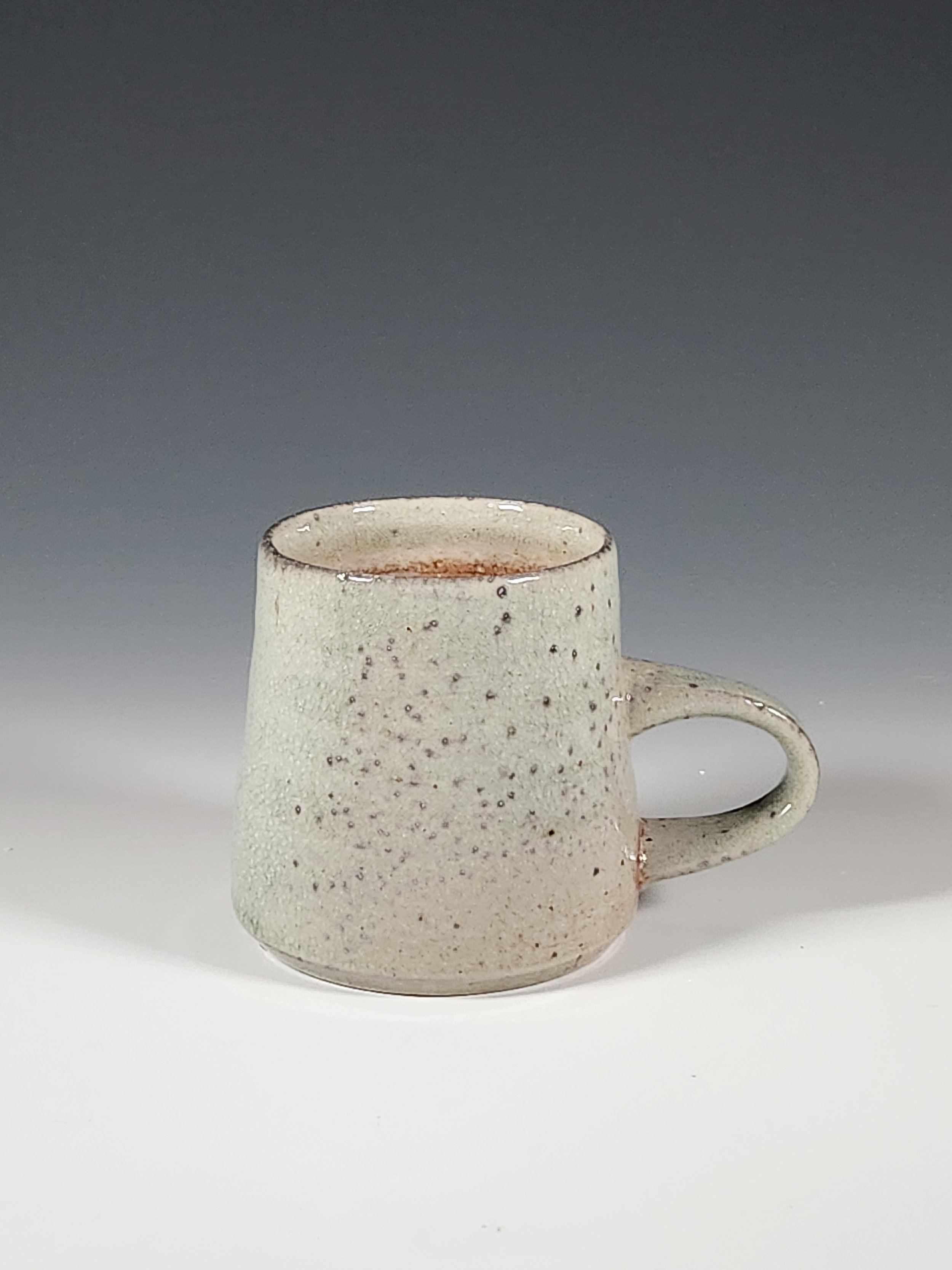 "Soda Fired Stoneware Mug" 3.5 inches tall