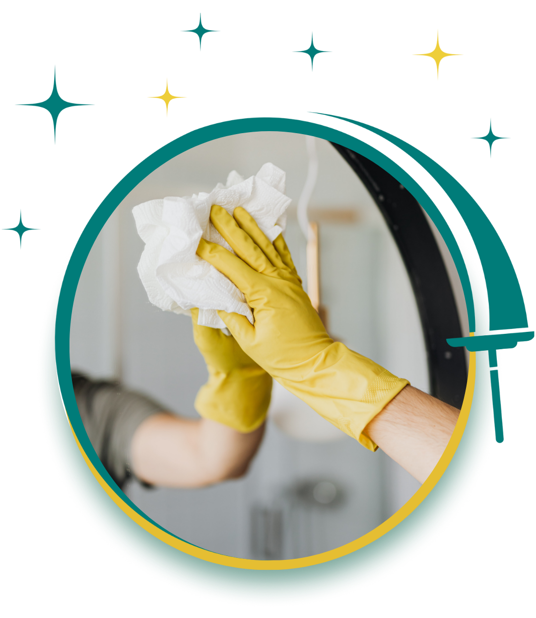 Cleaning crew in Muskoka