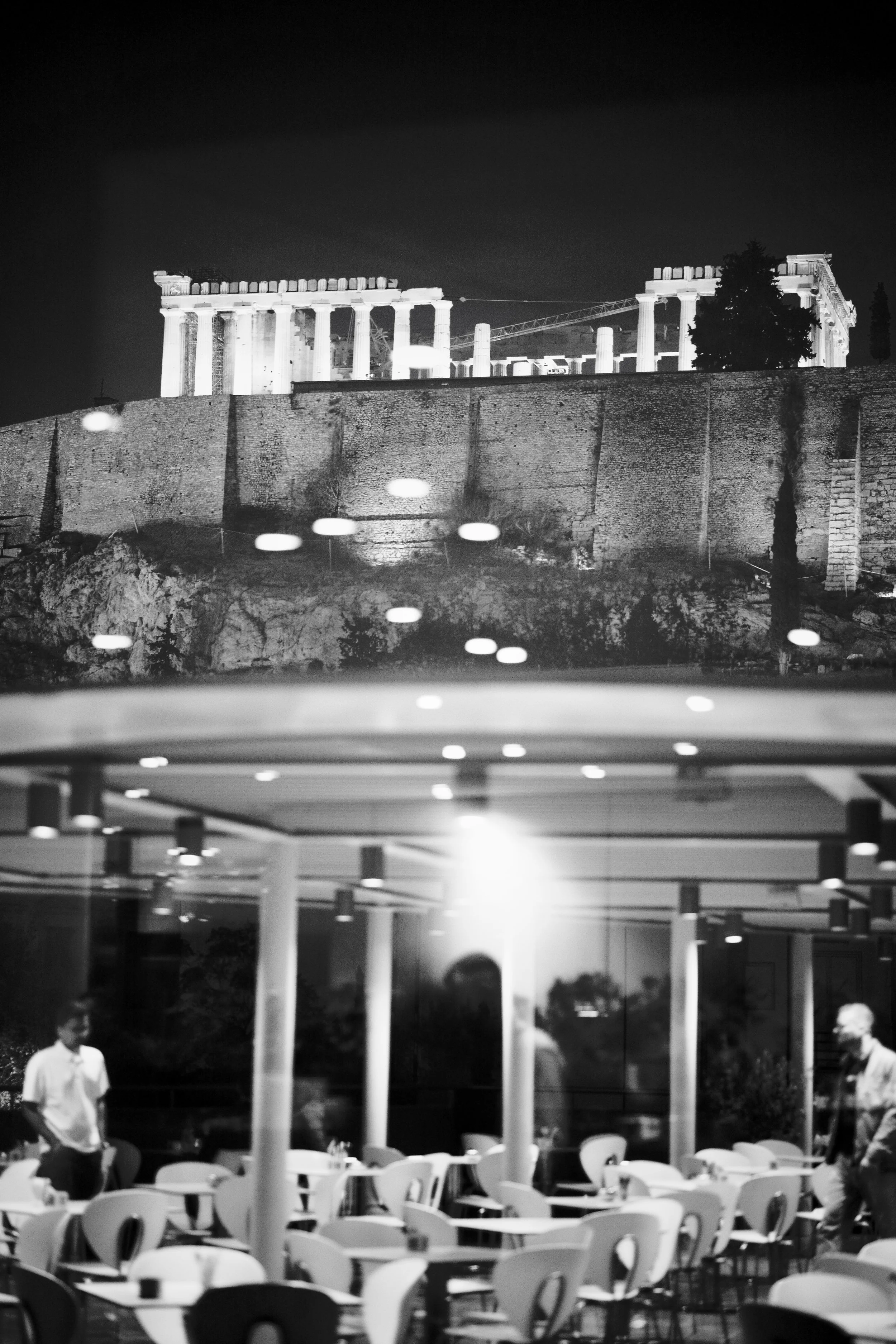 Dinner underneath the Acropolis
