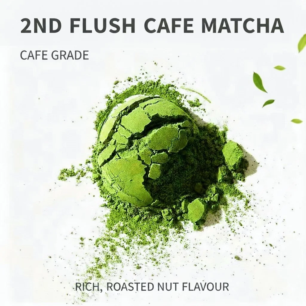 Second Flush Cafe Grade Japanese Matcha Uji and Kagoshima - Perfect for Latte. 1kg