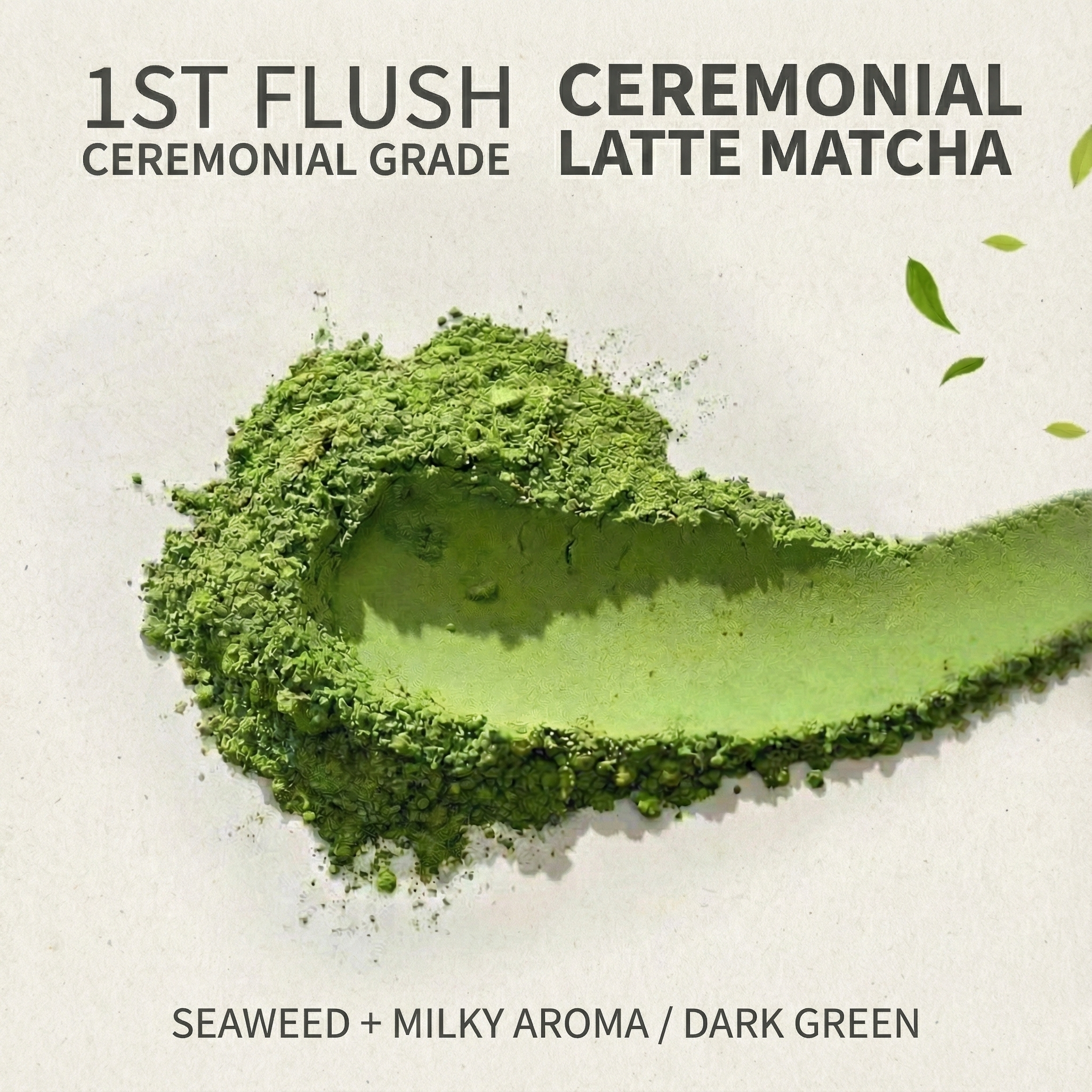 1st Flush Ceremonial Grade Matcha for Latte. 15g Sample Size Only