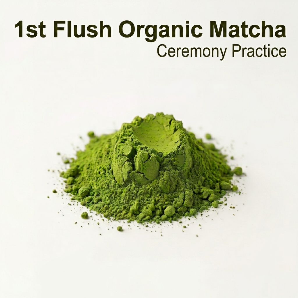 50g Organic Matcha.  Ceremonial Kyushu Matcha. Volcano Soil. JAS organic. First Flush