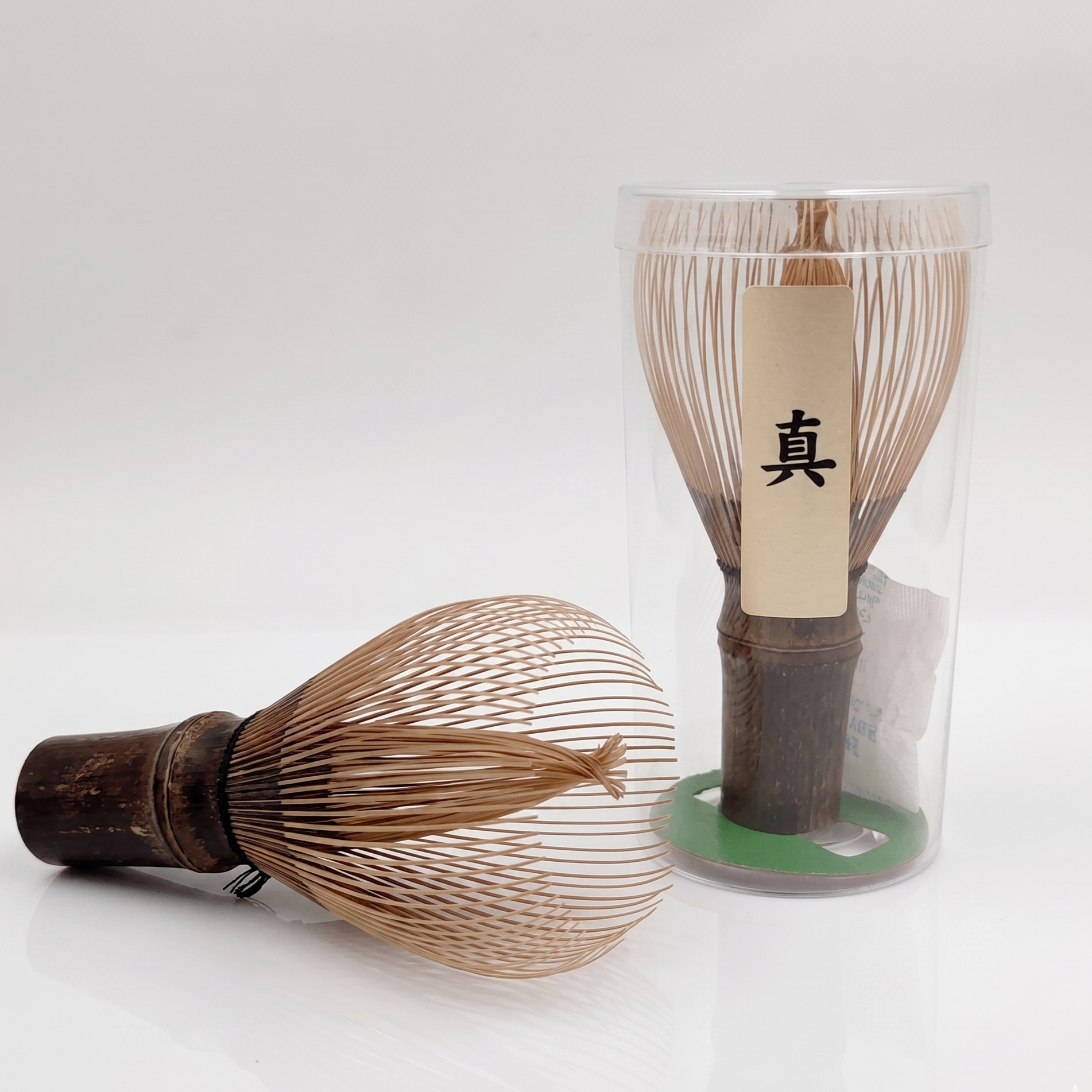 Handcrafted Purple Bamboo 80 Tines Matcha Whisk. Professional User