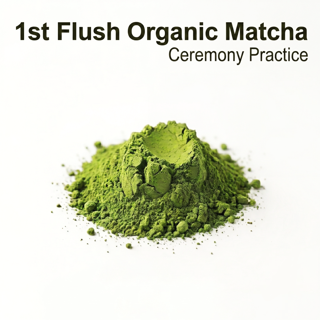 100g Award Winning Tea Region. Eco Farmer Certification. Ceremonial Kyushu Matcha. Volcano Soil. JAS organic. First Flush