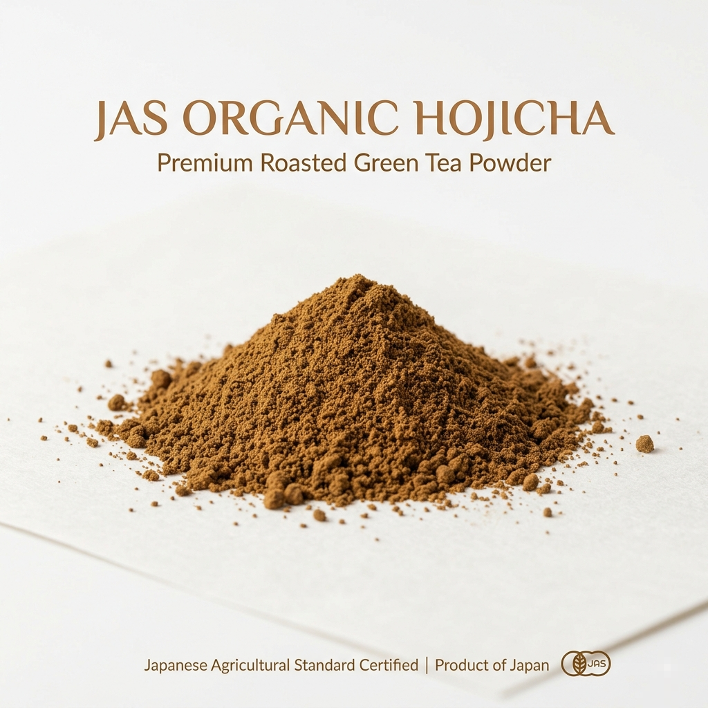 1kg JAS Organic Hojicha. Roasted Matcha