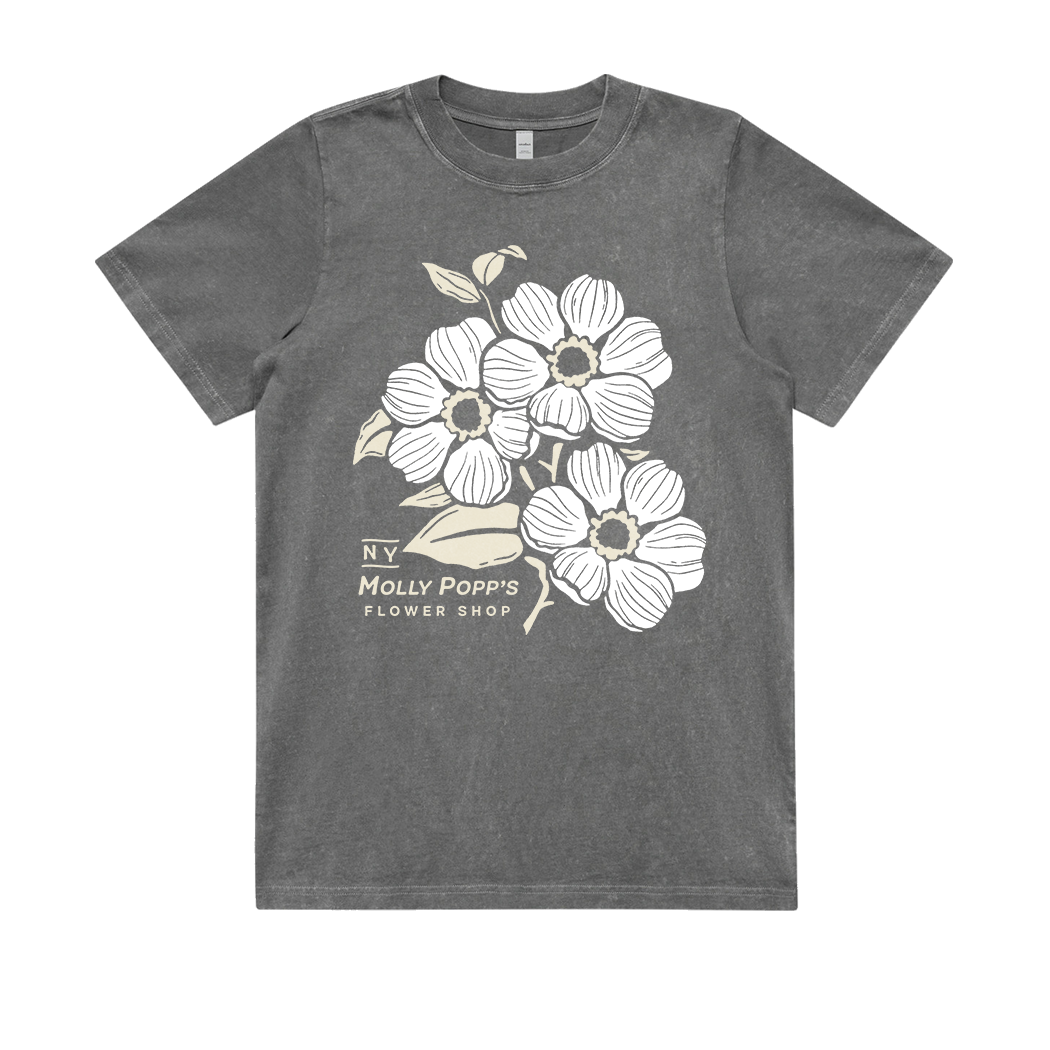 NY Flower Women's T-Shirt Coal Stone