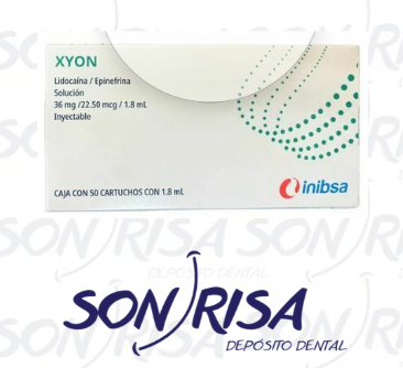 Lidocaína con epinefrina 2%  XYON
