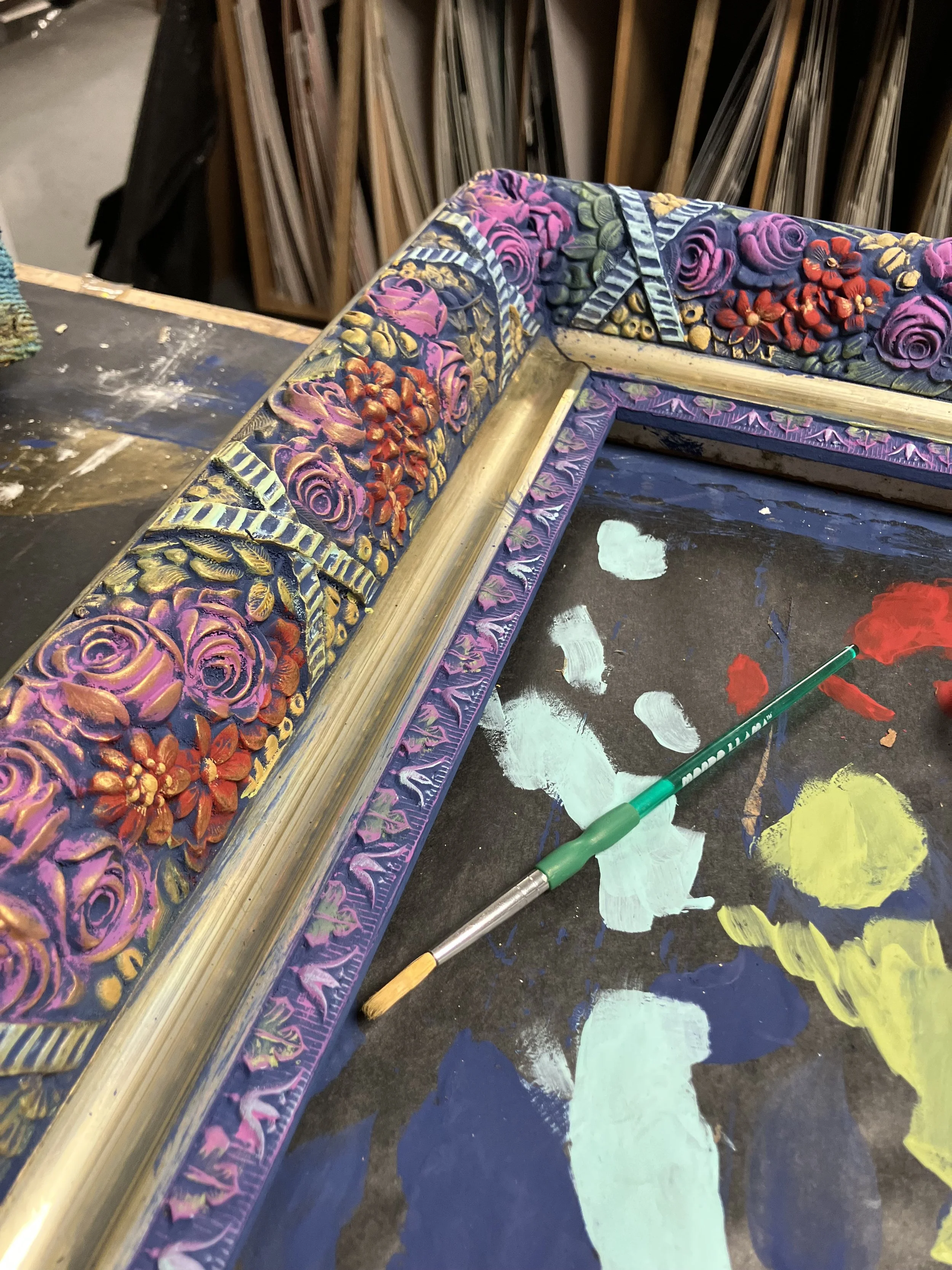 Painted picture frame