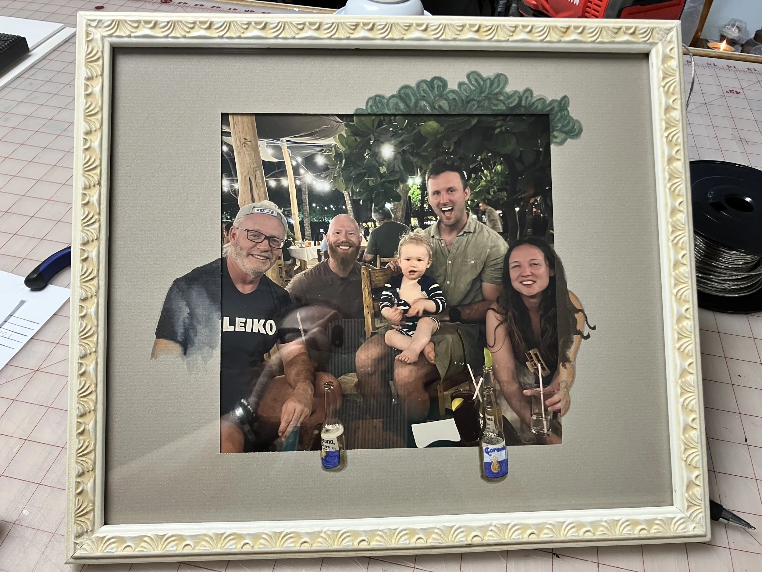 Artistic custom framing by Amanda