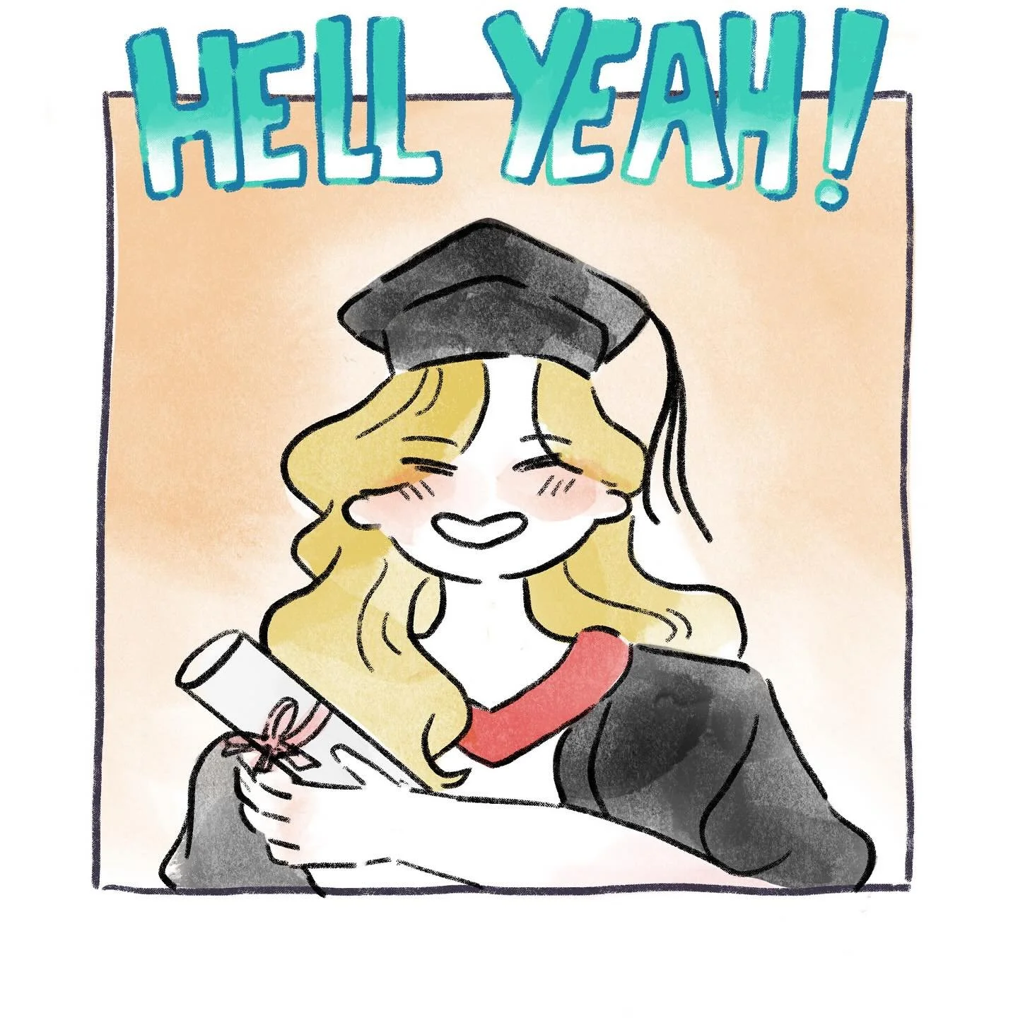 Ouch 💀 It&rsquo;s tough out here 🎓

#artist #comic #4panelcomic #artgraduate #graduation #jobmarket #job #illustrator #illustration