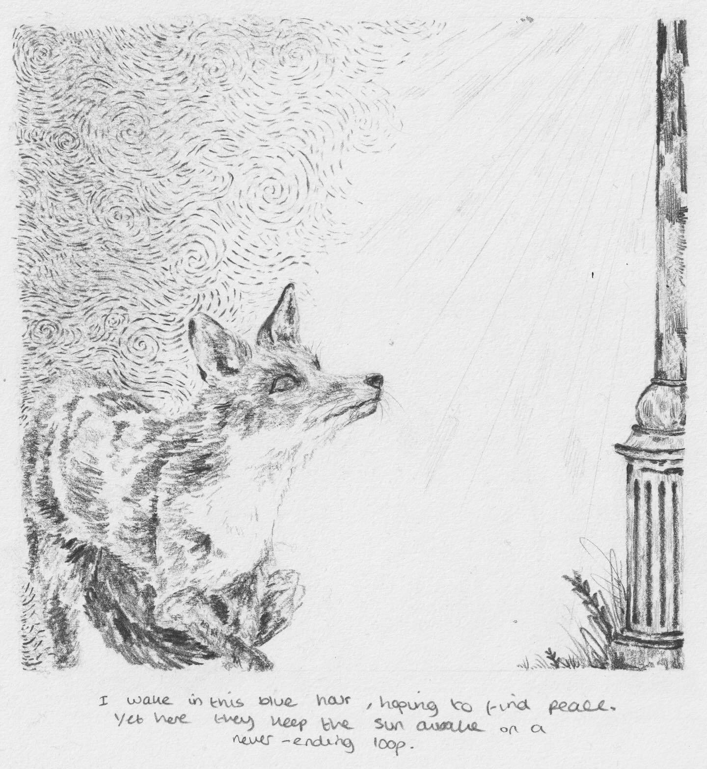 Another panel from the second story in my Anthology for Authorship project 📸✏️