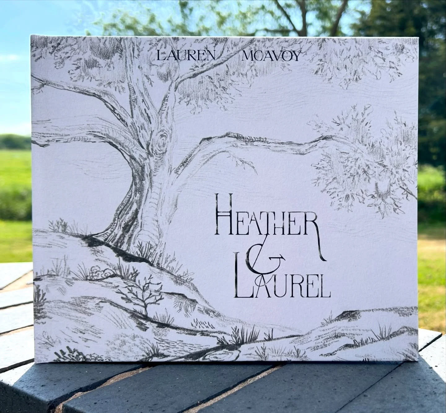 Heather &amp; Laurel &bull;  For my final project in Uni I wrote and illustrated a book of three short stories 🫶 

Each are my own writings of identity and love and relationships shown through natures eyes.  Still one of my favorite projects that I 