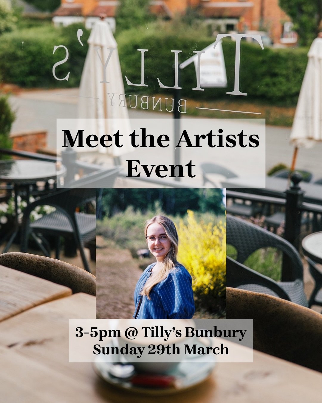 Where to find me this month!

I&rsquo;ll be taking part in a Meet the Artists event at @tillysbunbury on Saturday 29th March, 3&ndash;5pm &mdash; just after their annual Artisan Market.
I&rsquo;ll be showcasing my work alongside three other incredibl