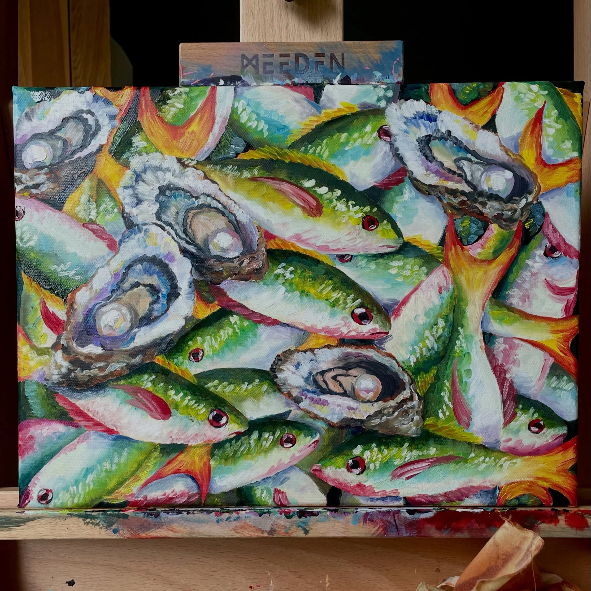 ABUNDANCE &bull; Oil on Canvas, 16 X 12 Inches &bull; 🎨 🐠

The bright colours throughout this piece were a real joy to see come together, what do you guys think of this piece? 📸🫶

#artistsoninstagram #stilllifepainting #fineart #oilpainting #artc