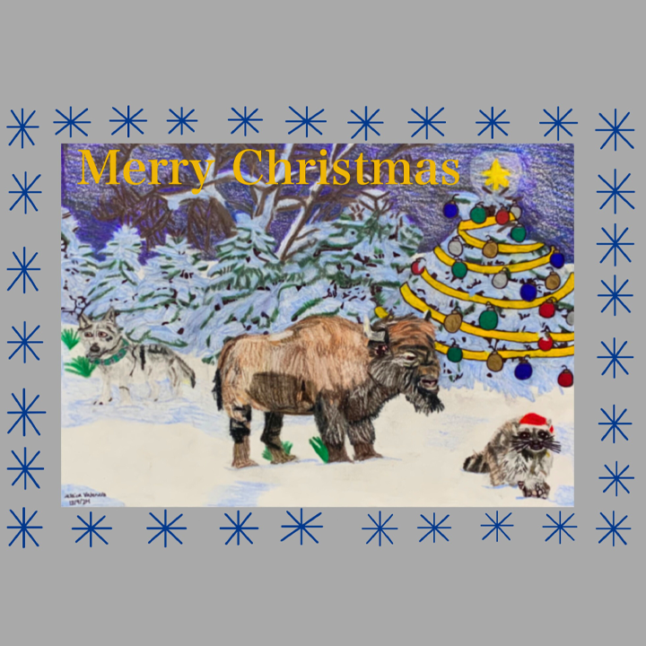 Wyoming Winter Wonderland Merry Christmas