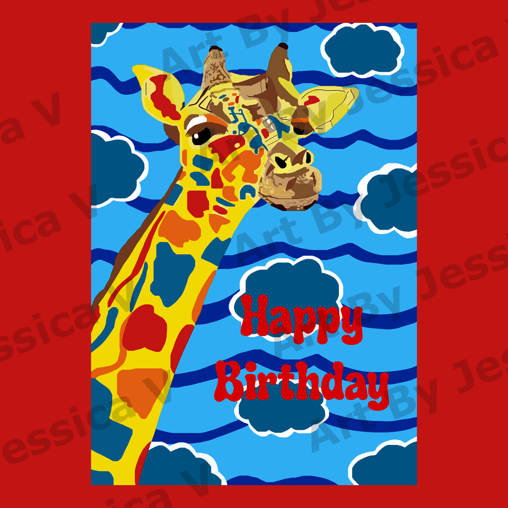 Giraffe 70s Birthday Storage.png