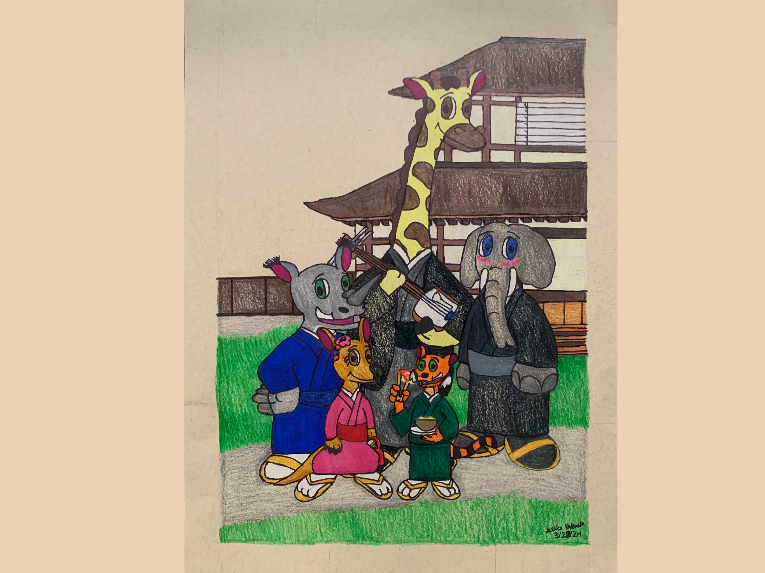 Jim and his Friends Japanese Art