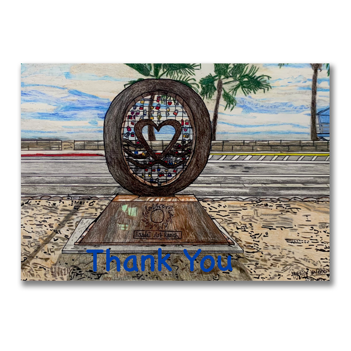 Heart Lock Thank You