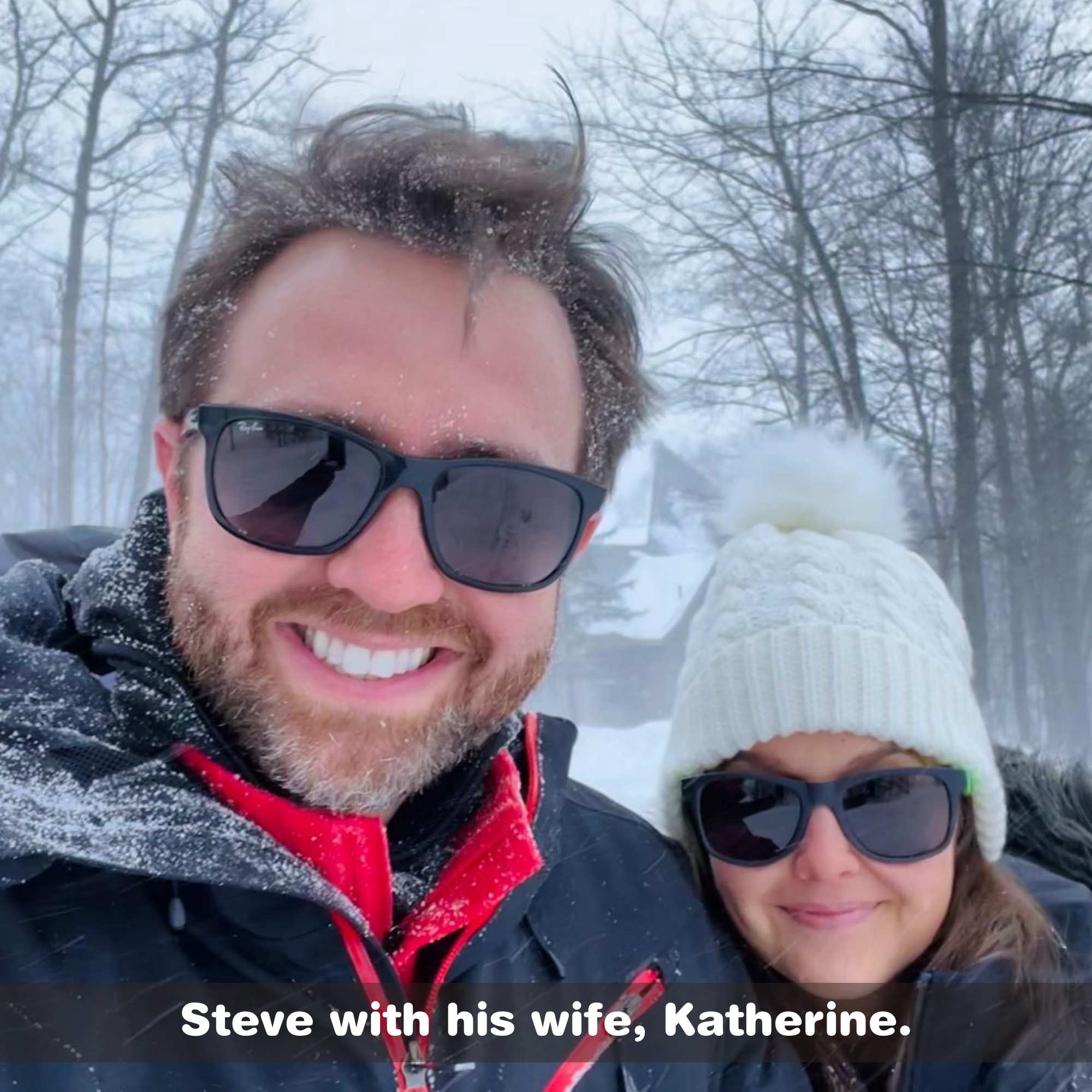 Steven Japinga with his wife Katherine Japinga.