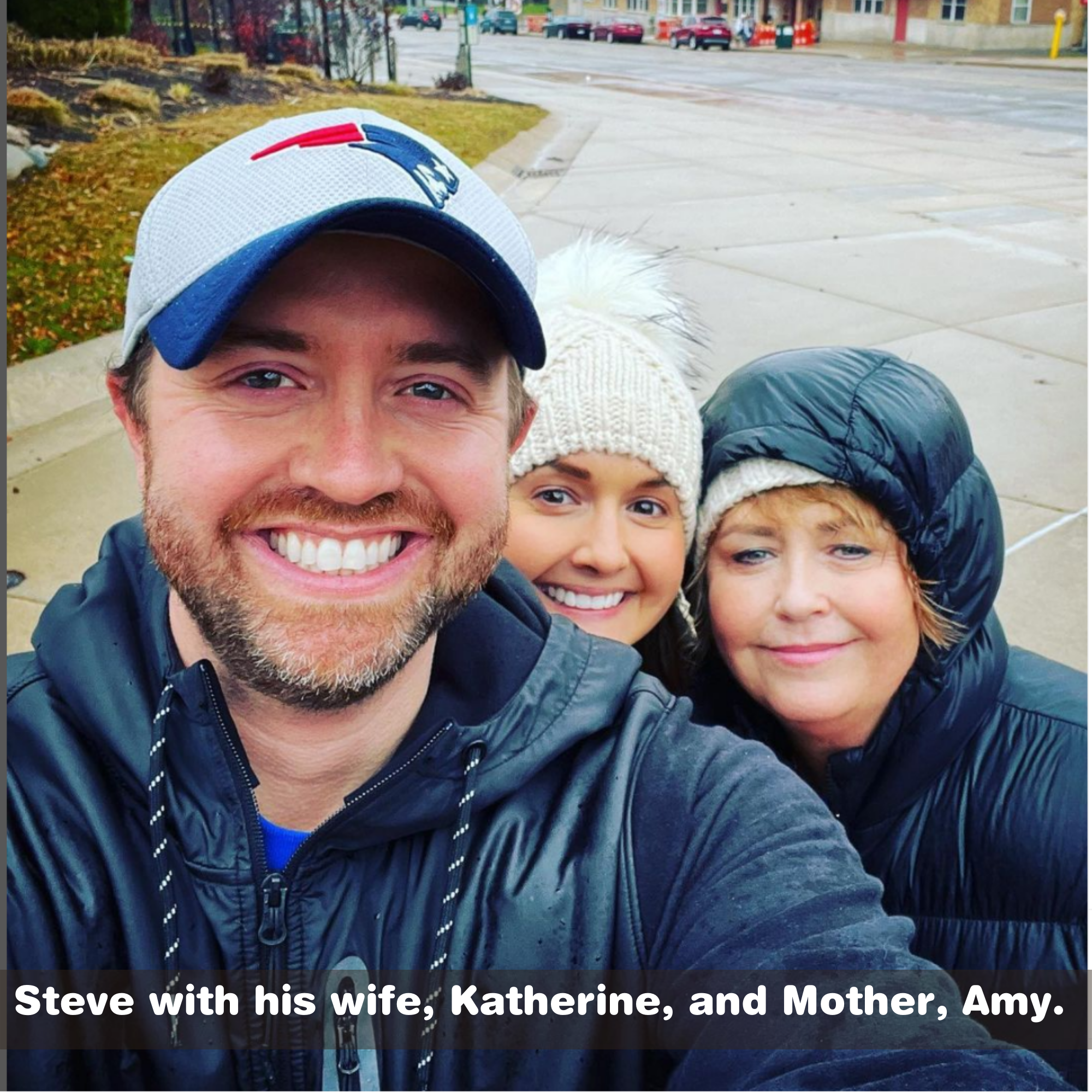 Steven with Katherine Japinga and Amy Japinga.